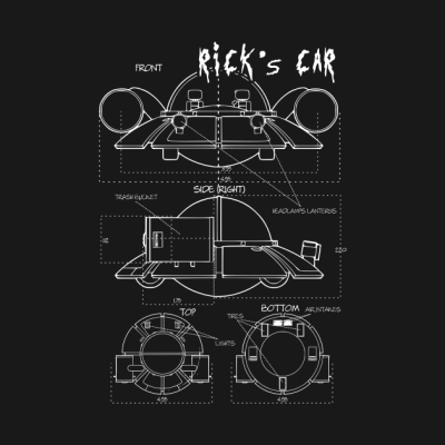 Ricks Car Hoodie Official Cow Anime Merch