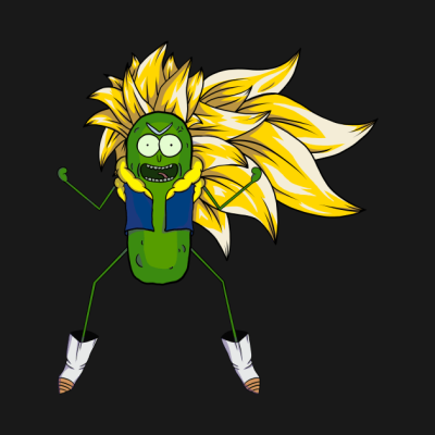Pickle Saiyan Crewneck Sweatshirt Official Cow Anime Merch