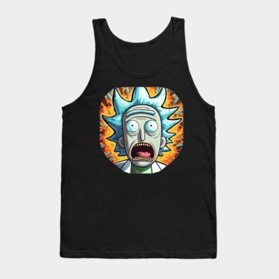 Rick Sanchez Tank Top Official Cow Anime Merch