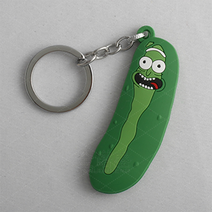 Anime Rick And Morti Silicone Keychain Kawaii Figure Doll Key Chain Keyring Cartoon Key Charms Children 2 - Rick And Morty Shop