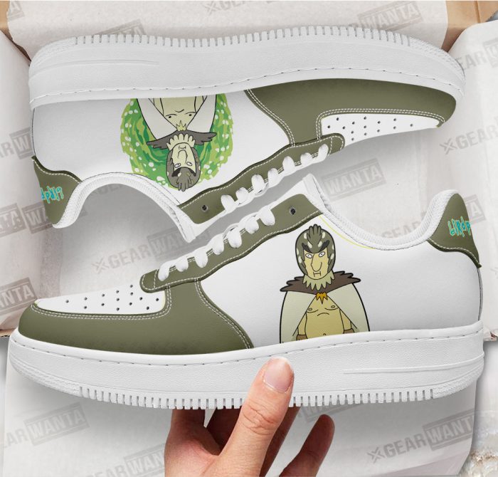 Birdperson Rick and Morty Custom Air Sneakers QD13 2 perfectivy com - Rick And Morty Shop