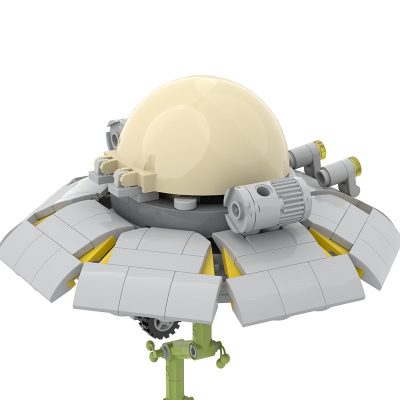 Buildmoc Movie Cartoon Anime Figure Ricks and Grandson Spaceship Travel Through Time and Space Model Building 4 - Rick And Morty Shop