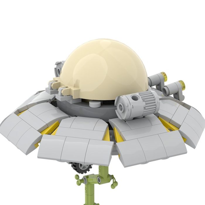 Buildmoc Movie Cartoon Anime Figure Ricks and Grandson Spaceship Travel Through Time and Space Model Building 4 - Rick And Morty Shop