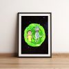 Cartoon Funny Rick Animation Poster Wall Art Pictures Canvas Print Bar Cafe Living Room Bedroom Home 4 - Rick And Morty Shop