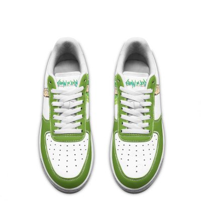 Jerry Smith Rick and Morty Custom Air Sneakers QD13 4 perfectivy com - Rick And Morty Shop