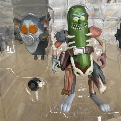 Pickle Rick Action Figure Mouse Helmet Model Toys 5 - Rick And Morty Shop
