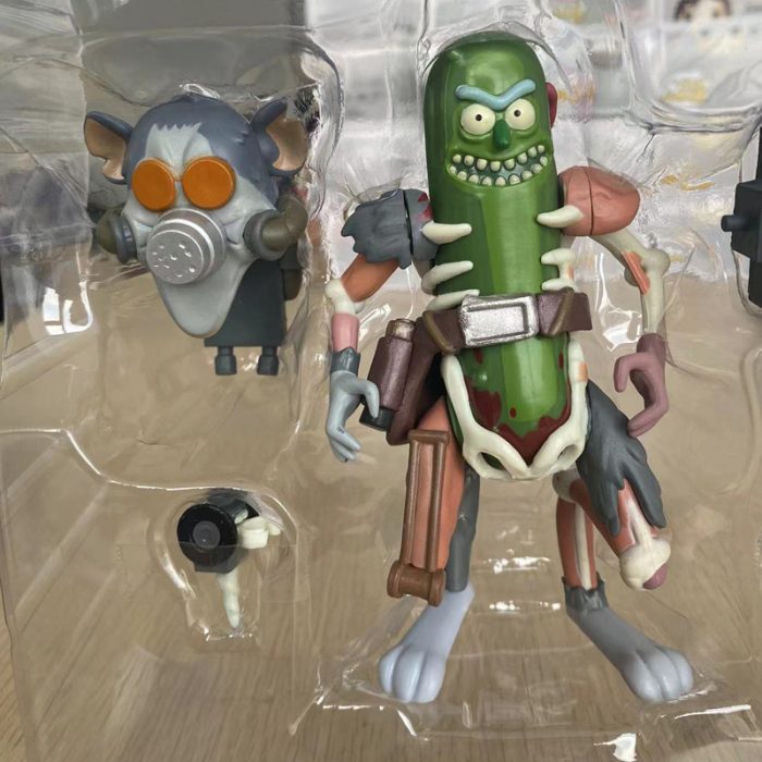 Pickle Rick Action Figure Mouse Helmet Model Toys 5 - Rick And Morty Shop
