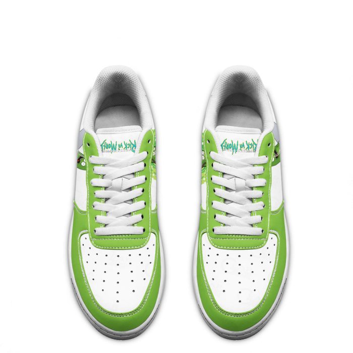 Pickle Rick Rick and Morty Custom Air Sneakers QD13 4 perfectivy com - Rick And Morty Shop
