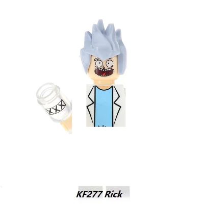 Rick Mini Man American Cartoon Figure Minifigs Figurine Building Blocks Figures Bricks Children Kids DIY Gifts 2 - Rick And Morty Shop