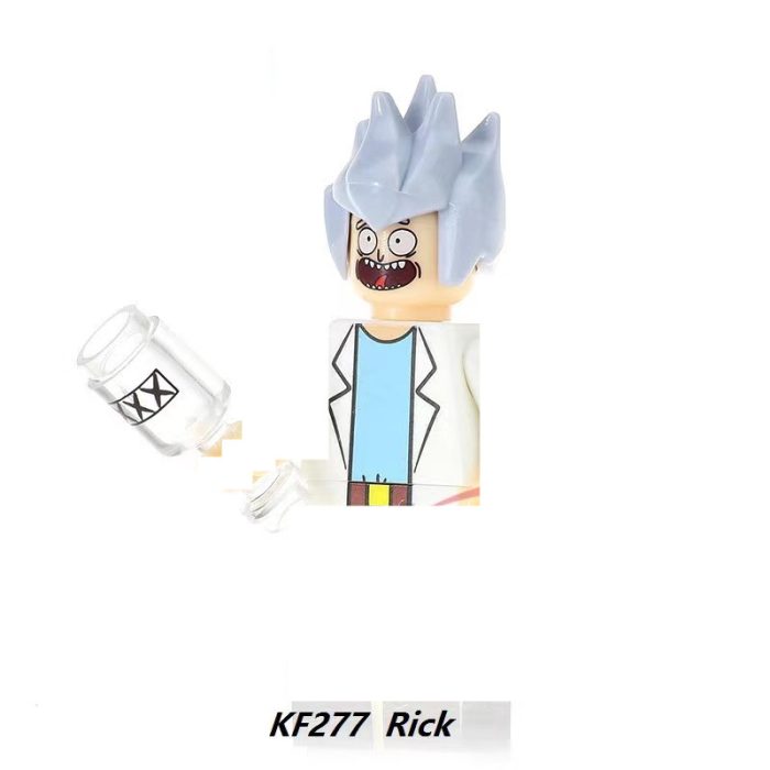 Rick Mini Man American Cartoon Figure Minifigs Figurine Building Blocks Figures Bricks Children Kids DIY Gifts 5 - Rick And Morty Shop
