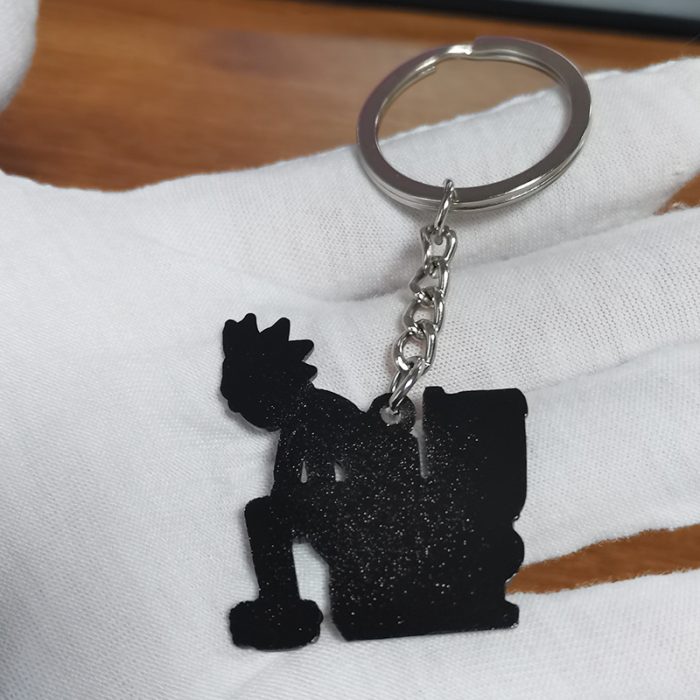 Rick Sitting on the toilet Rick s Loneliness keyring keychain 1 - Rick And Morty Shop