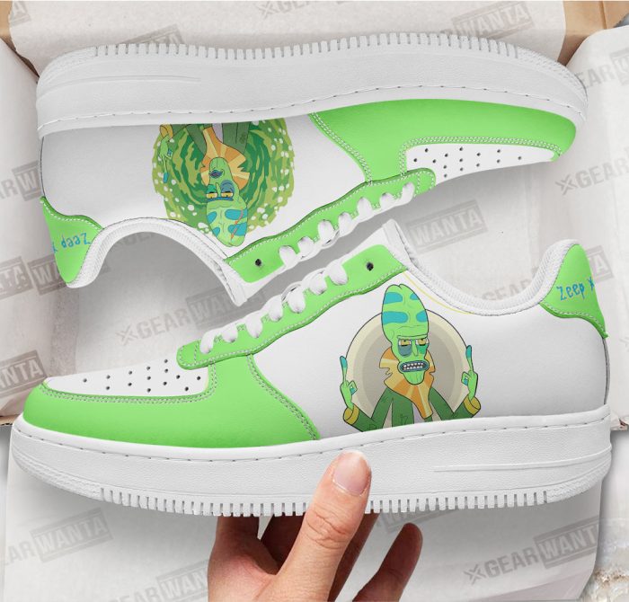 Zeep Xanflorp Rick and Morty Custom Air Sneakers QD13 2 perfectivy com - Rick And Morty Shop