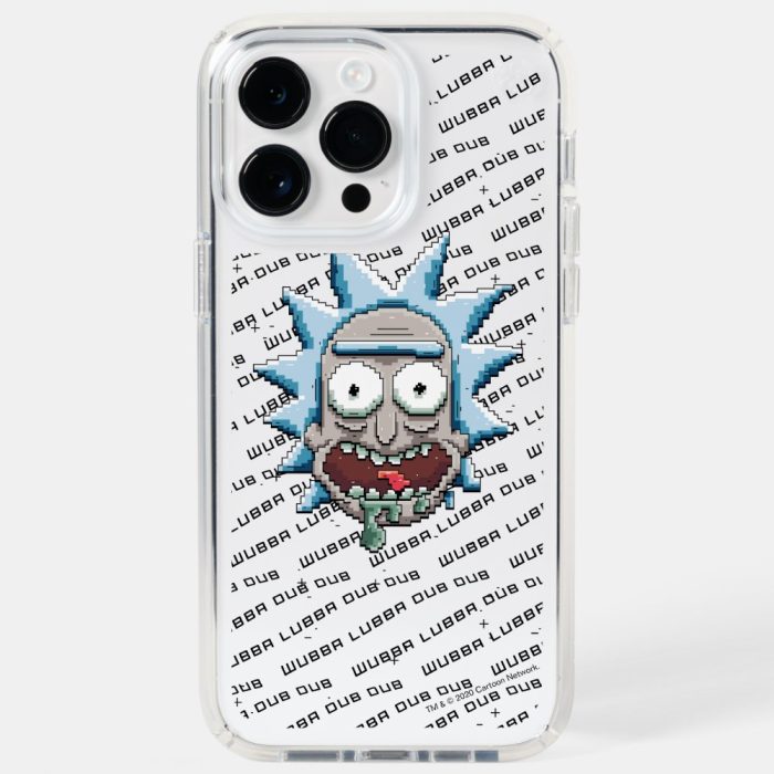 pixelverse rick drooling head speck iphone case r2d01227a8e964d2cb606307ad8073f24 s39no 1000 - Rick And Morty Shop