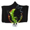 rick tracy hooded blanket coddesigns adult premium sherpa 409 - Rick And Morty Shop