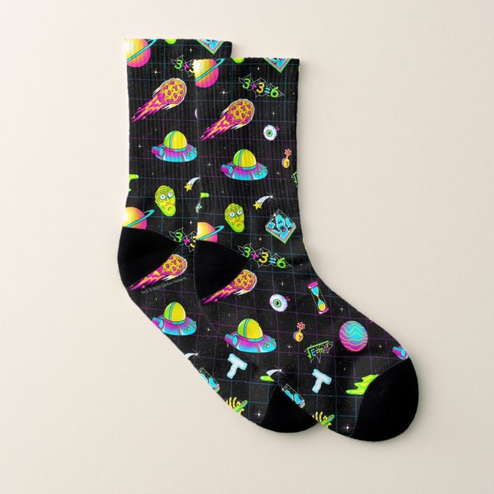 rick and morty psychedelic season 3 pattern socks r07cd76bf83dc45dc90fcf7d875680abc ejsjd 1000 - Rick And Morty Shop