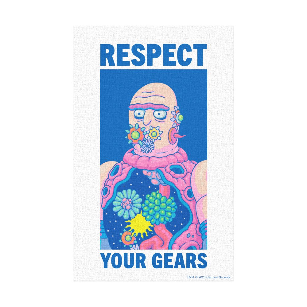 rick and morty respect your gears canvas print r99e089988d7d46508f431c4abbba9224 y7mk 8byvr 1000 - Rick And Morty Shop