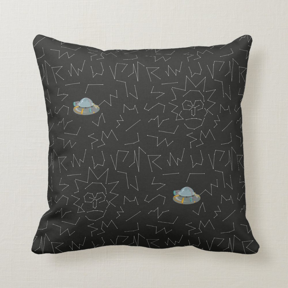 rick and morty rick constellation pattern throw pillow r4fcba96ae8794935ad7387e8e6d1d3a3 6s309 8byvr 1000 - Rick And Morty Shop