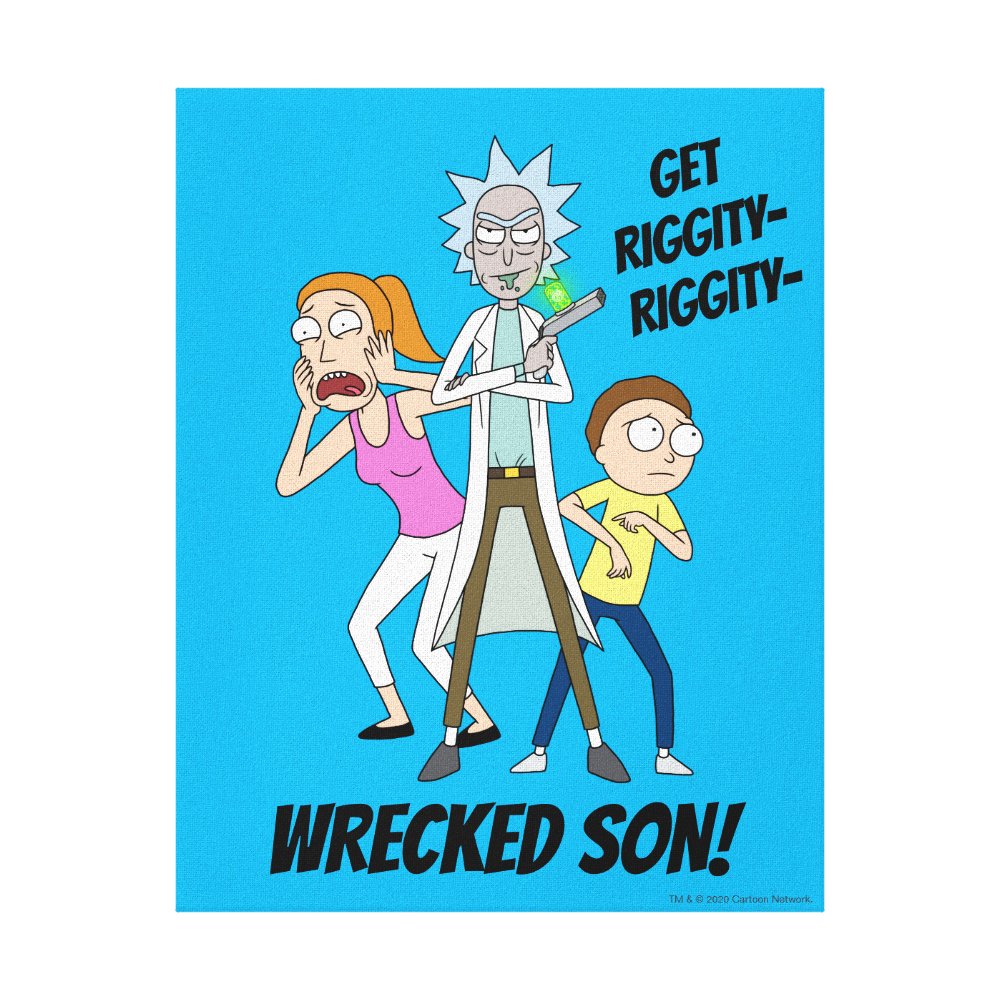 rick and morty rick morty and summer canvas print - Rick And Morty Shop