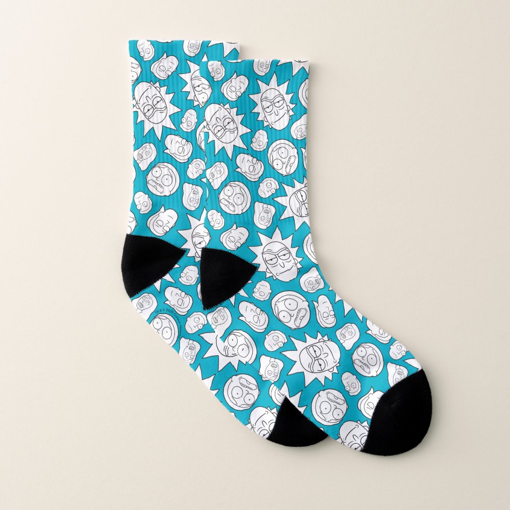 rick and morty smith family head pattern socks rb1bb43e773df427db110041180daf01e ejsjd 1000 - Rick And Morty Shop