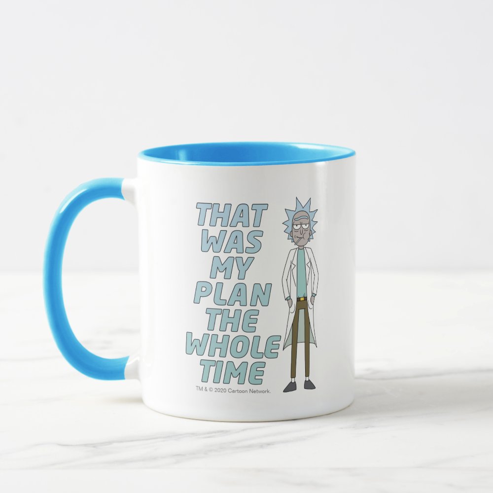 rick and morty that was my plan the whole tim mug r4e541316fb774fccb7b66e21a2e90977 kfpwz 1000 - Rick And Morty Shop
