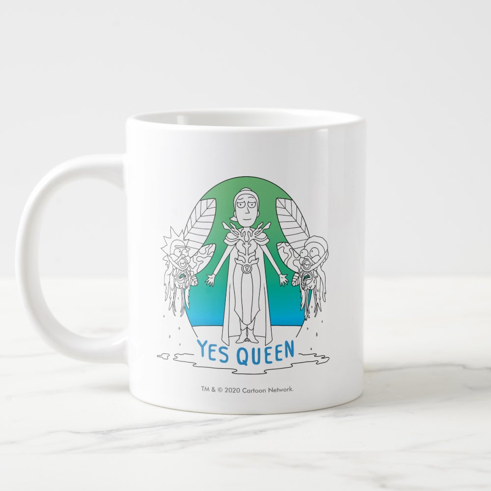 rick and morty yes queen giant coffee mug r28ec0f688b0c4c9a96656944465deb7b kjukt 1000 - Rick And Morty Shop