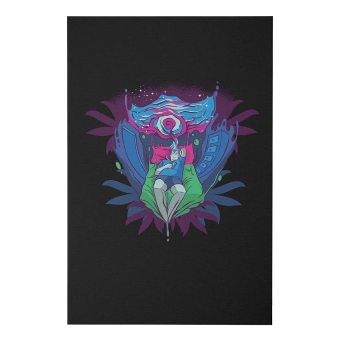 trippy portal faux canvas print r8eb78b737a6d45859627973755354ebd eh6mz 1000 - Rick And Morty Shop