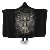 vitruvian rick hooded blanket coddesigns adult premium sherpa 781 - Rick And Morty Shop
