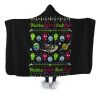 wubba lubba sweater hooded blanket coddesigns adult premium sherpa 752 - Rick And Morty Shop