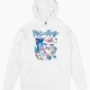 white rick and morty creatures hoodie - Rick And Morty Shop