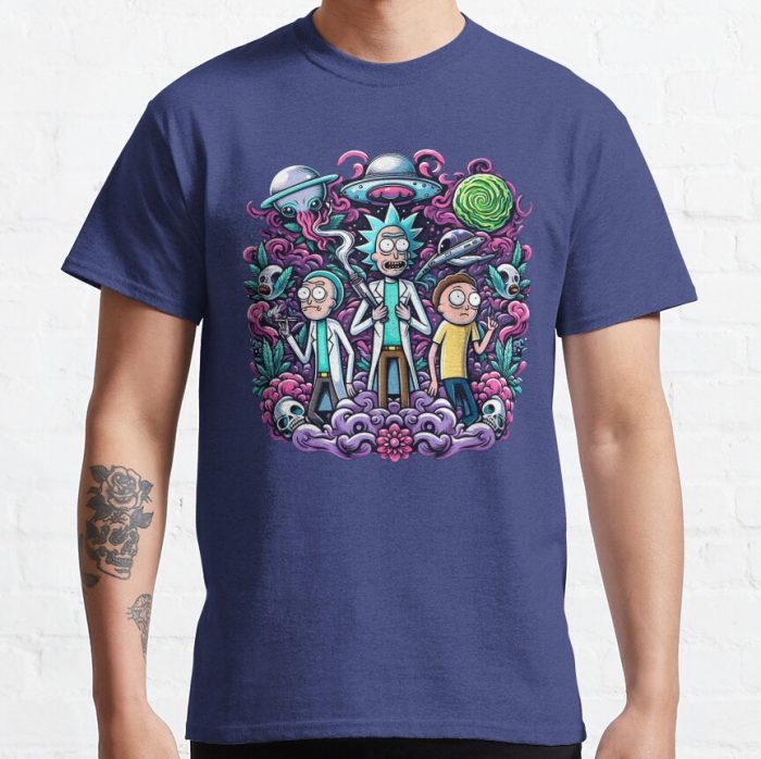 ssrcoclassic teemens353d774d8b4ffd91front altsquare product1000x1000.u1 9 - Rick And Morty Shop