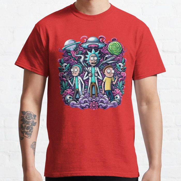 ssrcoclassic teemensdd21218219e99865front altsquare product1000x1000.u1 9 - Rick And Morty Shop