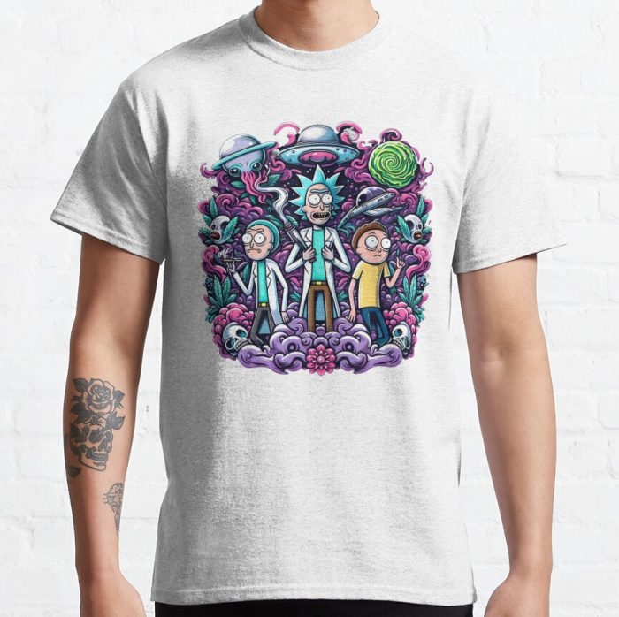 ssrcoclassic teemensfafafaca443f4786front altsquare product1000x1000.u1 9 - Rick And Morty Shop