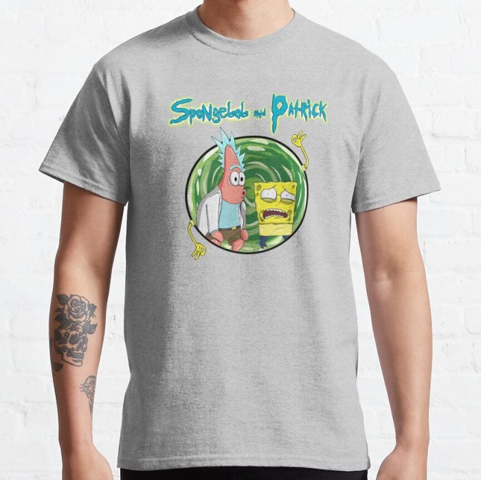ssrcoclassic teemensheather greyfront altsquare product1000x1000.u1 19 - Rick And Morty Shop