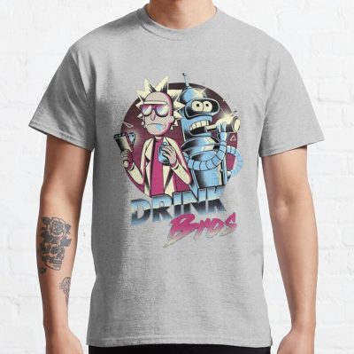 ssrcoclassic teemensheather greyfront altsquare product1000x1000.u1 21 - Rick And Morty Shop