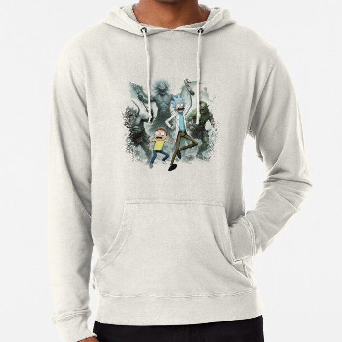 ssrcolightweight hoodiemensoatmeal heatherfrontsquare productx1000 bgf8f8f8 24 - Rick And Morty Shop
