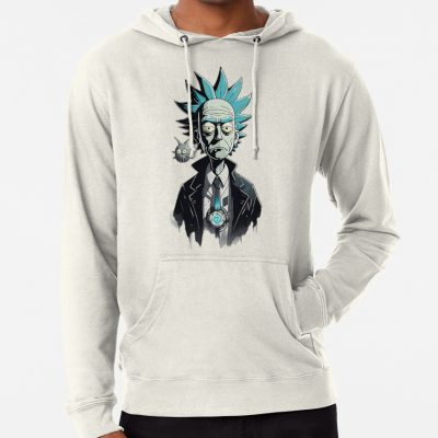 ssrcolightweight hoodiemensoatmeal heatherfrontsquare productx1000 bgf8f8f8 - Rick And Morty Shop