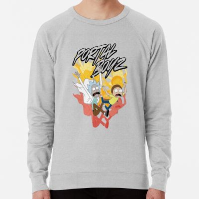 ssrcolightweight sweatshirtmensheather greyfrontsquare productx1000 bgf8f8f8 11 - Rick And Morty Shop