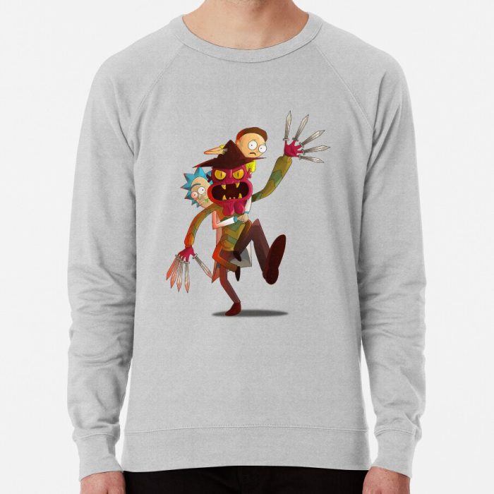 ssrcolightweight sweatshirtmensheather greyfrontsquare productx1000 bgf8f8f8 15 - Rick And Morty Shop