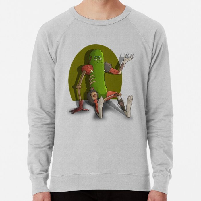 ssrcolightweight sweatshirtmensheather greyfrontsquare productx1000 bgf8f8f8 16 - Rick And Morty Shop