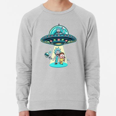 ssrcolightweight sweatshirtmensheather greyfrontsquare productx1000 bgf8f8f8 2 - Rick And Morty Shop