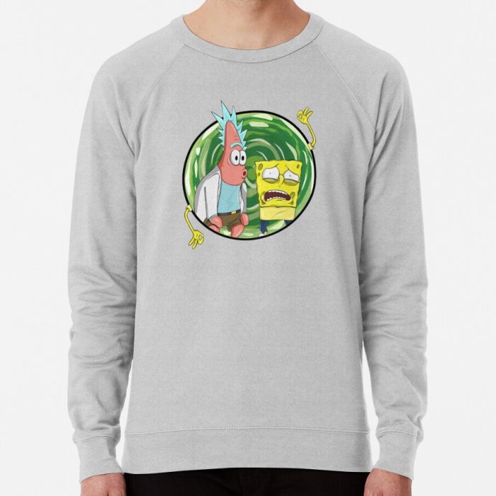 ssrcolightweight sweatshirtmensheather greyfrontsquare productx1000 bgf8f8f8 20 - Rick And Morty Shop