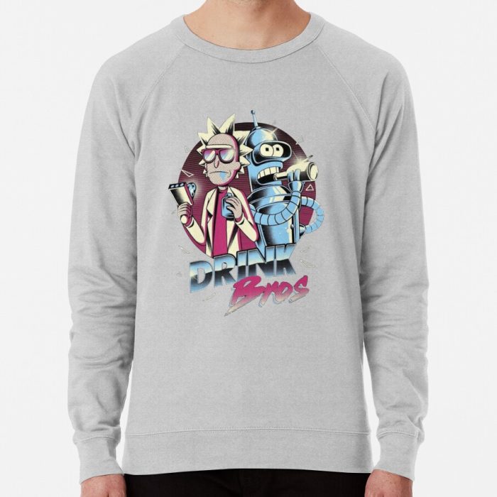 ssrcolightweight sweatshirtmensheather greyfrontsquare productx1000 bgf8f8f8 21 - Rick And Morty Shop