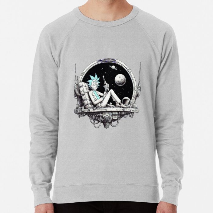 ssrcolightweight sweatshirtmensheather greyfrontsquare productx1000 bgf8f8f8 22 - Rick And Morty Shop