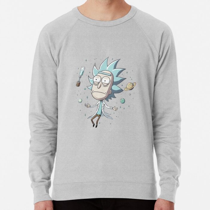 ssrcolightweight sweatshirtmensheather greyfrontsquare productx1000 bgf8f8f8 25 - Rick And Morty Shop