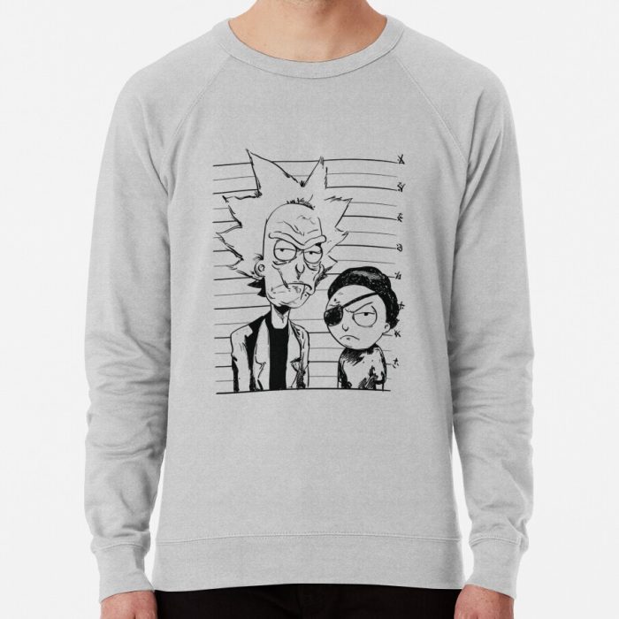 ssrcolightweight sweatshirtmensheather greyfrontsquare productx1000 bgf8f8f8 6 - Rick And Morty Shop