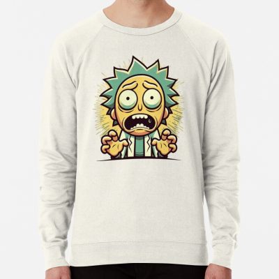 ssrcolightweight sweatshirtmensoatmeal heatherfrontsquare productx1000 bgf8f8f8 1 - Rick And Morty Shop
