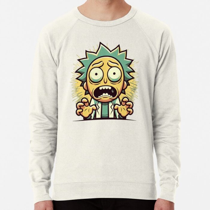 ssrcolightweight sweatshirtmensoatmeal heatherfrontsquare productx1000 bgf8f8f8 1 - Rick And Morty Shop