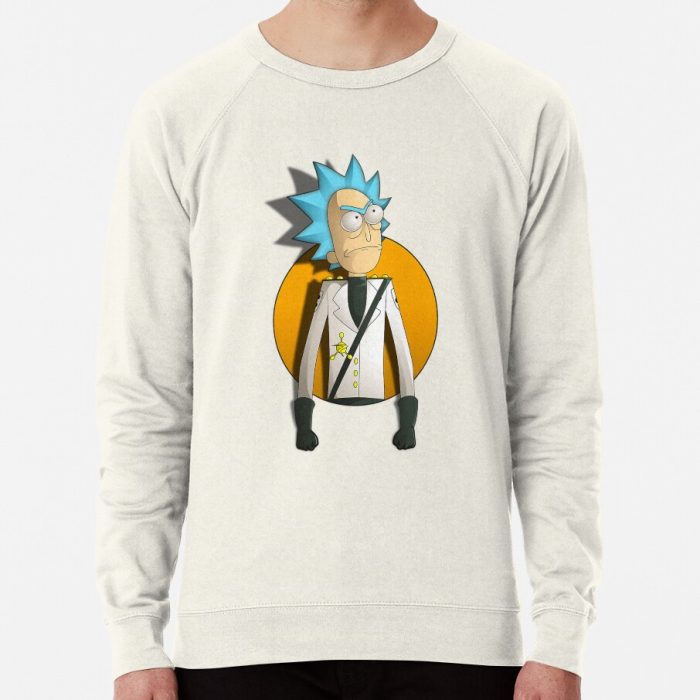 ssrcolightweight sweatshirtmensoatmeal heatherfrontsquare productx1000 bgf8f8f8 10 - Rick And Morty Shop