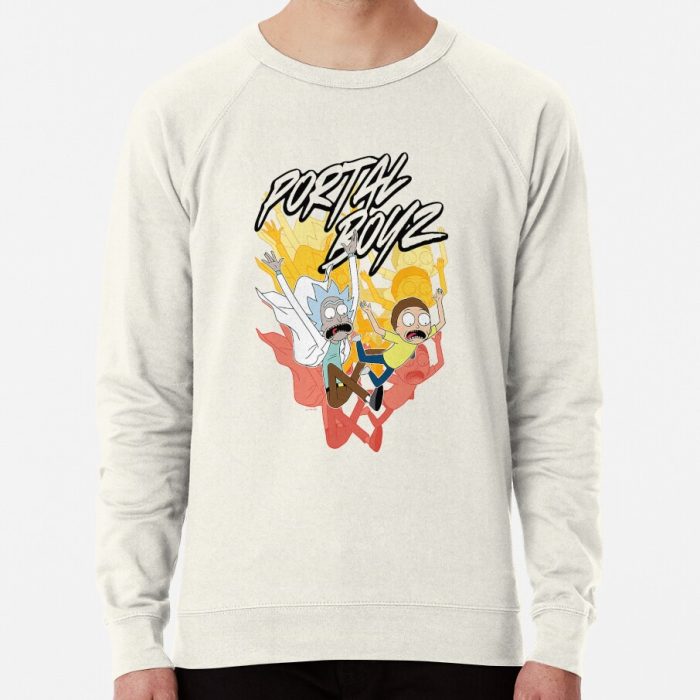 ssrcolightweight sweatshirtmensoatmeal heatherfrontsquare productx1000 bgf8f8f8 11 - Rick And Morty Shop