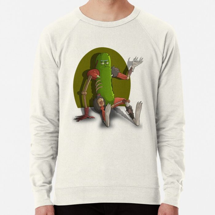 ssrcolightweight sweatshirtmensoatmeal heatherfrontsquare productx1000 bgf8f8f8 16 - Rick And Morty Shop